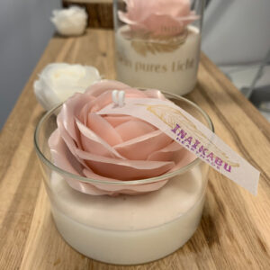 Rosenkerze handgemacht